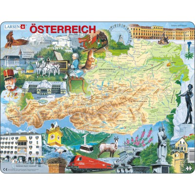 Larsen-K20-DE Rahmenpuzzle - Österreich