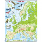  Larsen-K70-DE Rahmenpuzzle - Europa