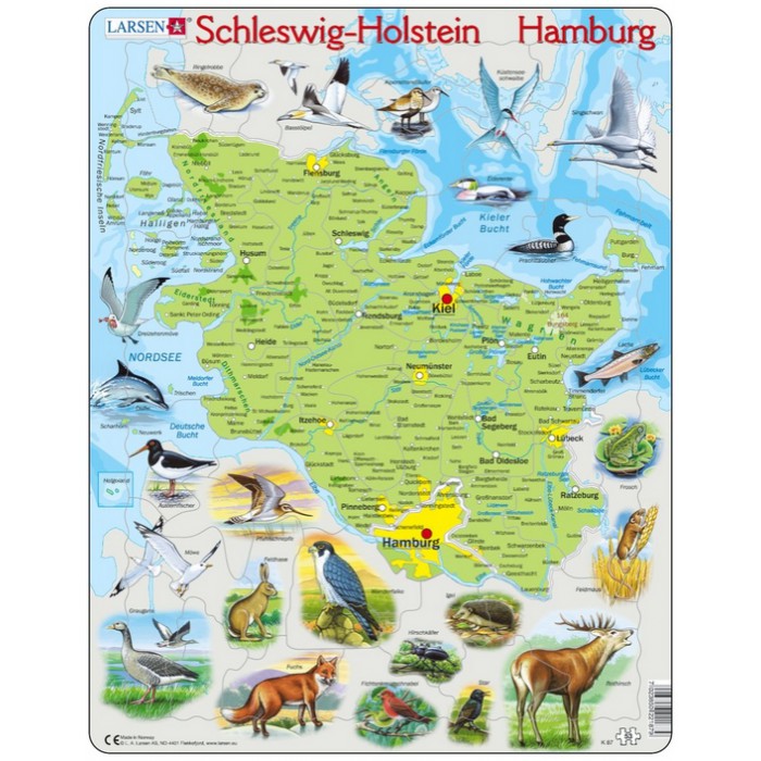 Rahmenpuzzle - Schleswig Holstein / Hamburg