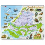  Larsen-K90-NL Rahmenpuzzle - Karte der Niederlande (auf Niederländisch)