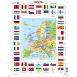  Larsen-KL1-RU Rahmenpuzzle - Europa (auf Russisch)