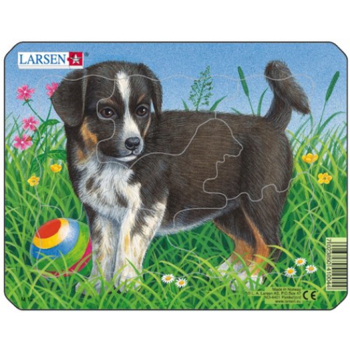 Larsen-M13-4 Rahmenpuzzle - Welpe