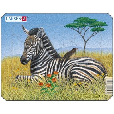 Larsen-M9-3 Rahmenpuzzle - Zebra