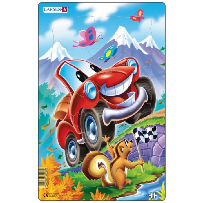 Larsen-U6-1 Rahmenpuzzle - Auto