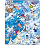  Larsen-US28 Rahmenpuzzle - Tiere der Arktis