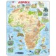 Rahmenpuzzle - Afrika (auf Russisch)
