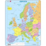   Rahmenpuzzle - Europa (auf Russisch)