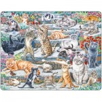   Rahmenpuzzle - Süße katzen