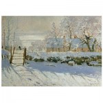   Holzpuzzle - Claude Monet - The Magpie
