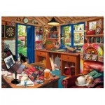   Holzpuzzle - Man Cave