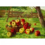 Puzzle   Karl Vikas: Die Apfelernte