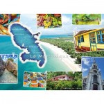 Puzzle  Nathan-00981 Postcard from Martinique