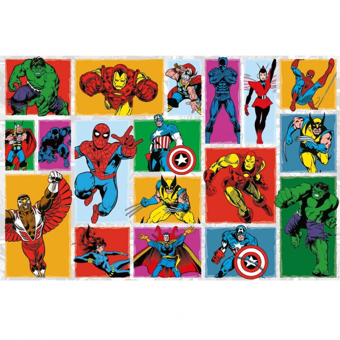 Puzzle  Nathan-01549 Marvel Nostalgie