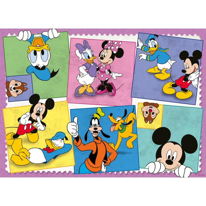 Puzzle  Nathan-04127 Disney Mickey Mouse – Mickeys Bunte Welt