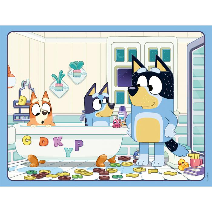 Puzzle  Nathan-86170 Bad mit Bluey
