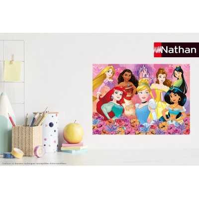 Puzzle Nathan-86177 Disney Prinzessinnen
