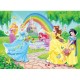 Puzzle 100 Teile XXL - Disney Prinzessinnen: Der Garten der Prinzessinnen
