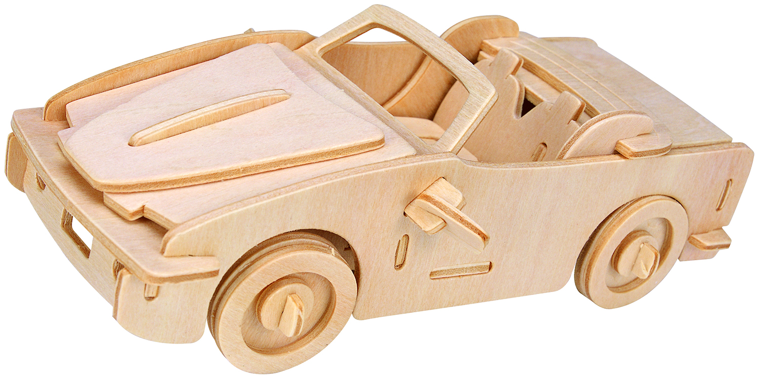 Holzpuzzle Auto Kinderspielzeug Holzspielzeug Holzauto Puzzle aus Holz 