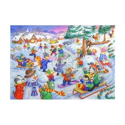 Puzzle The-House-of-Puzzles-1813 XXL Teile - Fun In The Snow