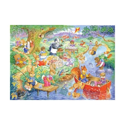 Puzzle The-House-of-Puzzles-1844 XXL Teile - Picnic Time