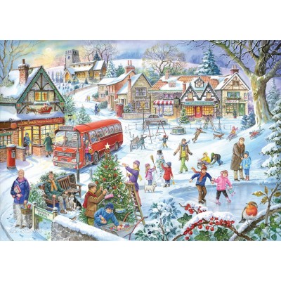 Puzzle The-House-of-Puzzles-2384 Winter Green