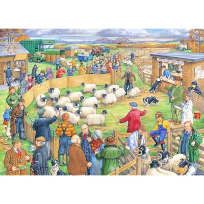 Puzzle The-House-of-Puzzles-3039 XXL Teile - Sheep Sale