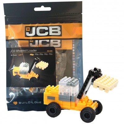 Brixies-38449143 3D Nano Puzzle - JCB Radlader