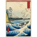 Puzzle  Art-by-Bluebird-60118 Utagawa Hiroshige - The Sea at Satta, Suruga Province, 1859