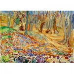 Puzzle  Art-by-Bluebird-60130 Edvard Munch - Elm Forrest in Spring, 1923