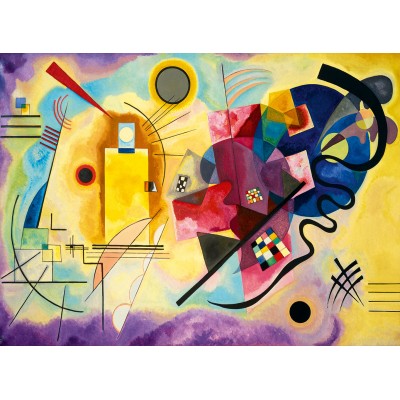 Puzzle Art-by-Bluebird-60147 Kandinsky - Gelb-Rot-Blau, 1925