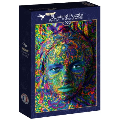 Puzzle Art-by-Bluebird-F-60287 Face Art - Portrait of woman