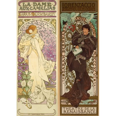 Puzzle Art-by-Bluebird-F-60349 Alfons Mucha - Collage