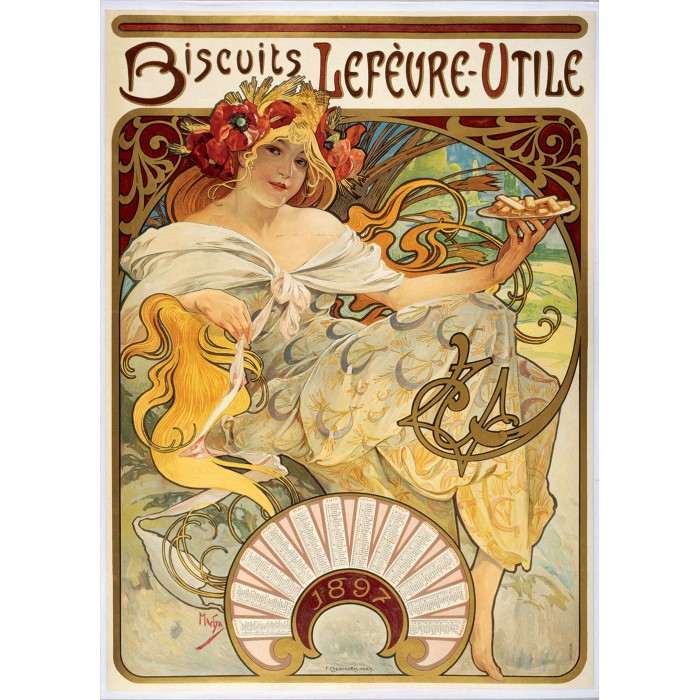 Puzzle   Biscuits Lefèvre-Utile, 1897