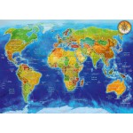 Puzzle  Bluebird-Puzzle-70337-P World Geo-Political Map