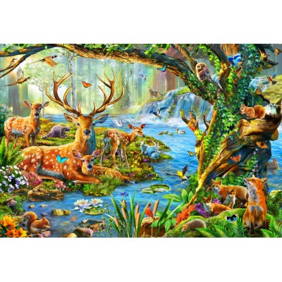 Puzzle Bluebird-Puzzle-70385 Forest Life