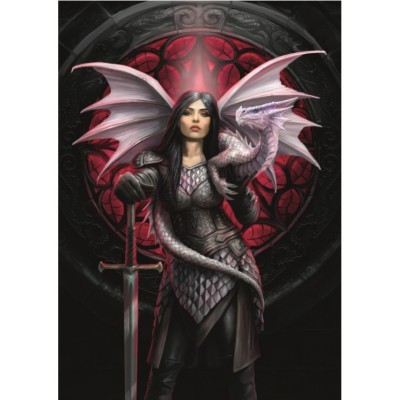 Puzzle Bluebird-Puzzle-70441 Anne Stokes - Valour