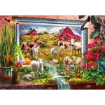Puzzle  Bluebird-Puzzle-F-90207 Magic Farm Painting