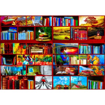 Puzzle Bluebird-Puzzle-F-90214 The Library The Travel Section