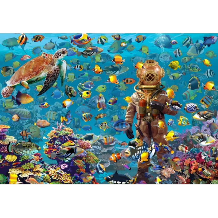 Puzzle  Bluebird-Puzzle-F-90320 Under the Sea