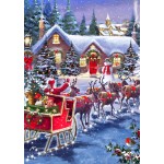 Puzzle  Bluebird-Puzzle-F-90519 Santa And Sleigh