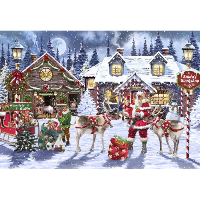 Puzzle  Bluebird-Puzzle-F-90530 Santa's Workshop