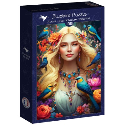 Puzzle Bluebird-Puzzle-F-90576 Aurora - Soul of Nature Collection