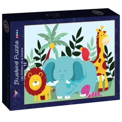 Puzzle Bluebird-Puzzle-F-90617 Les Animaux de la Savane