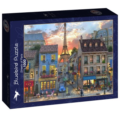 Puzzle Bluebird-Puzzle-F-90670 Streets of Paris