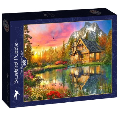 Puzzle Bluebird-Puzzle-F-90678 The Mountain Cabin