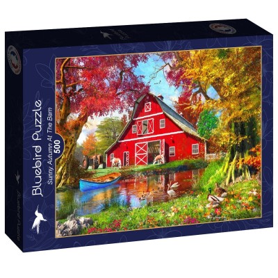 Puzzle Bluebird-Puzzle-F-90687 Sunny Autumn At The Barn