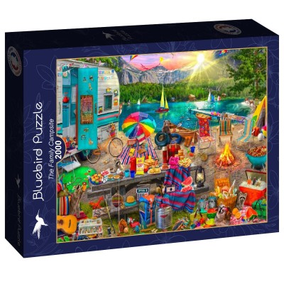 Puzzle Bluebird-Puzzle-F-90702 The Family Campsite