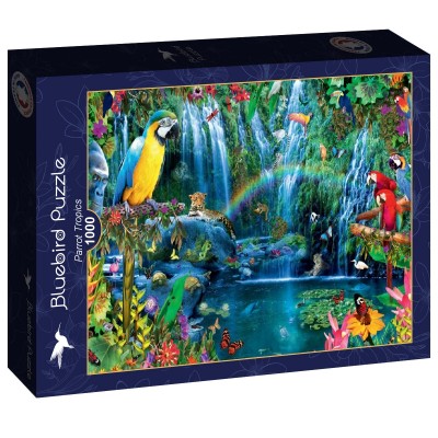 Puzzle Bluebird-Puzzle-F-90770 Parrot Tropics