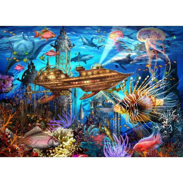 Puzzle  Bluebird-Puzzle-F-90857 Aqua City