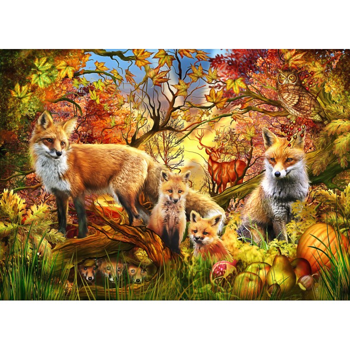 Puzzle  Bluebird-Puzzle-F-90860 Spirit of Autumn